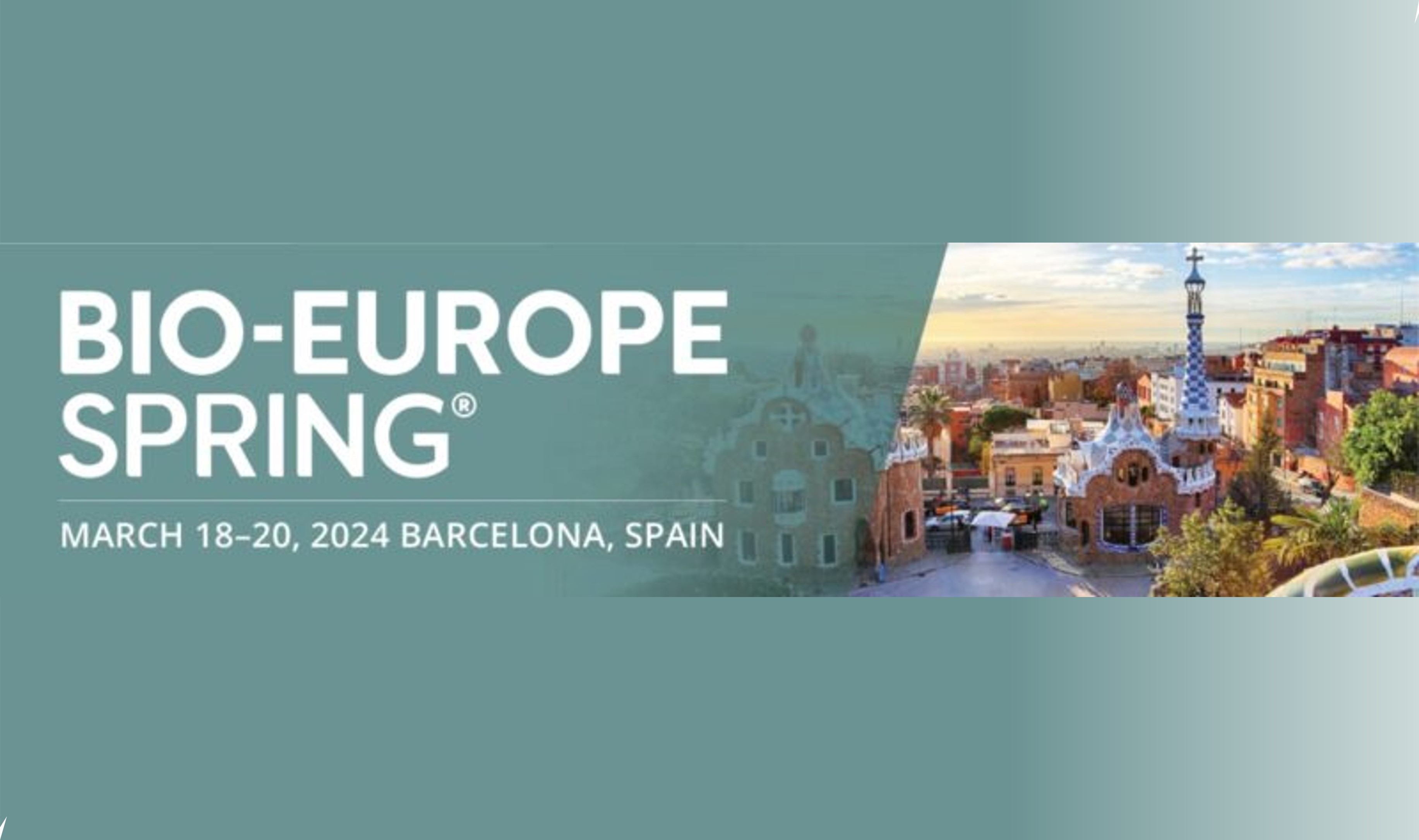 We are pleased to join Bio-Europe Spring in Barcelona, SpainMeet us at from 18~20 March, 2024!!